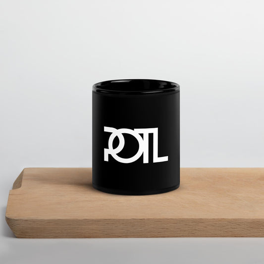 POTL Black Glossy Mug