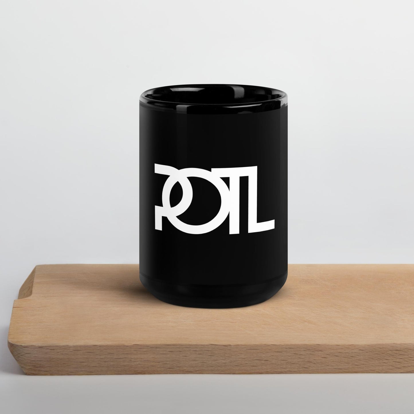 POTL Black Glossy Mug