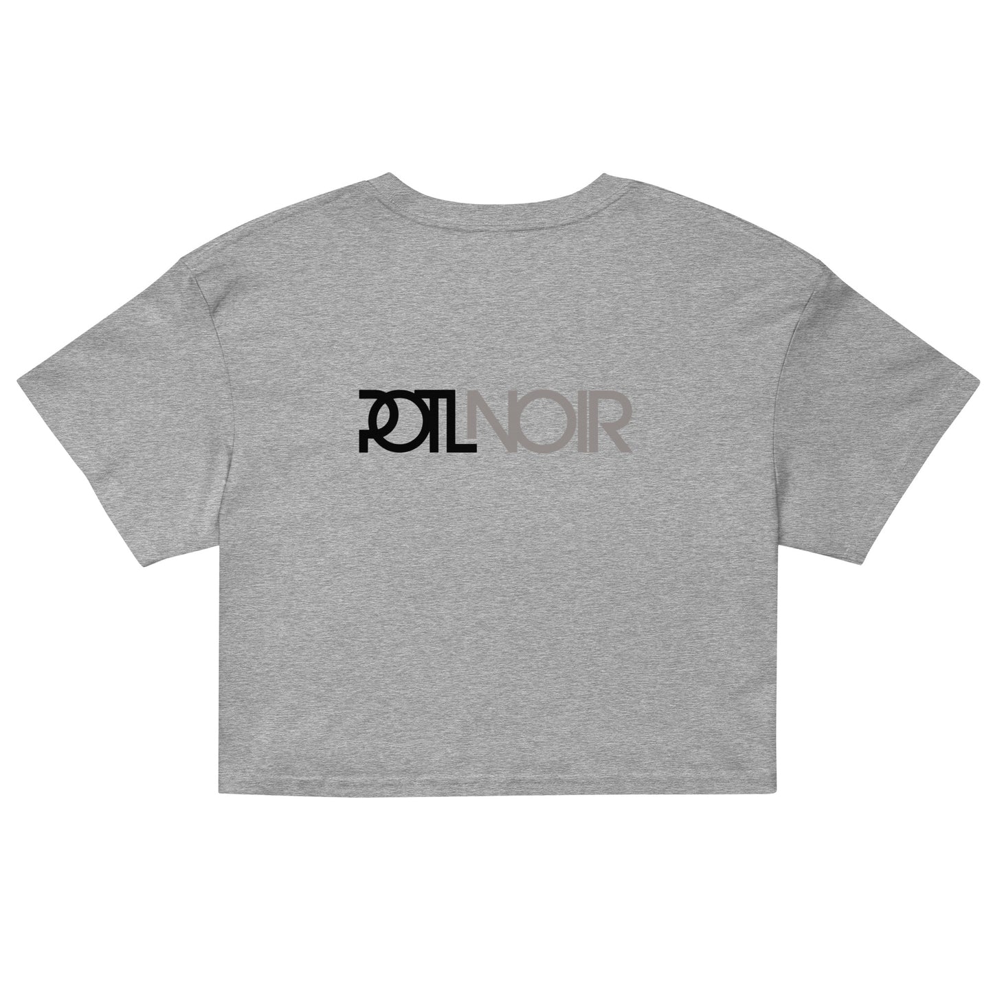 POTL &  Noir Women’s Crop T-shirt (White or Grey)