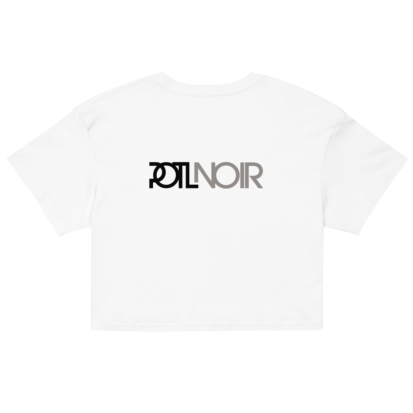 POTL &  Noir Women’s Crop T-shirt (White or Grey)