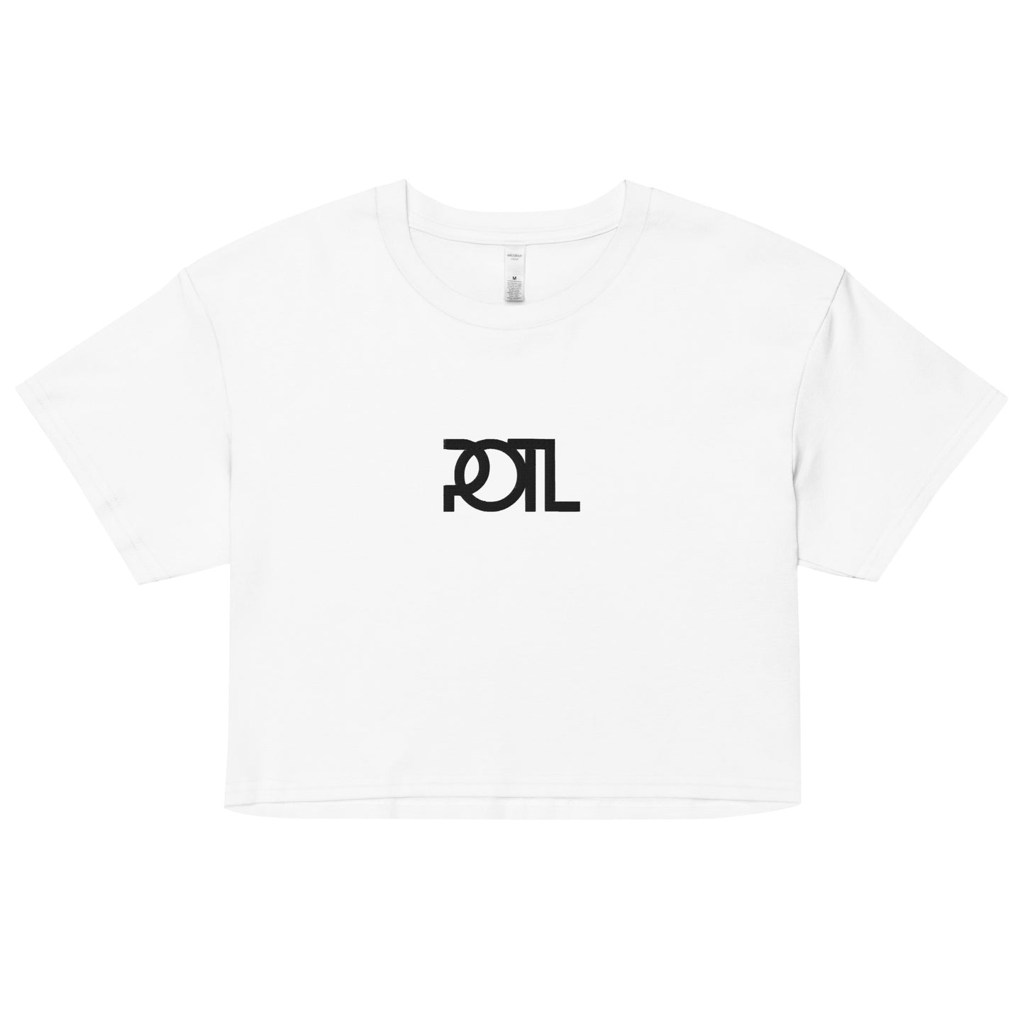 POTL &  Noir Women’s Crop T-shirt (White or Grey)